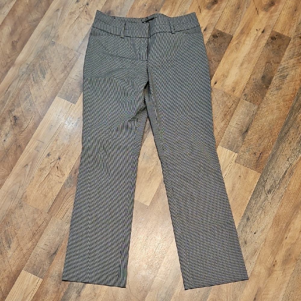 👖7th Avenue Black and White Houndstooth Pants